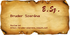 Bruder Szeréna névjegykártya
